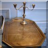 S01. Gorham sterling tray and candelabra. 